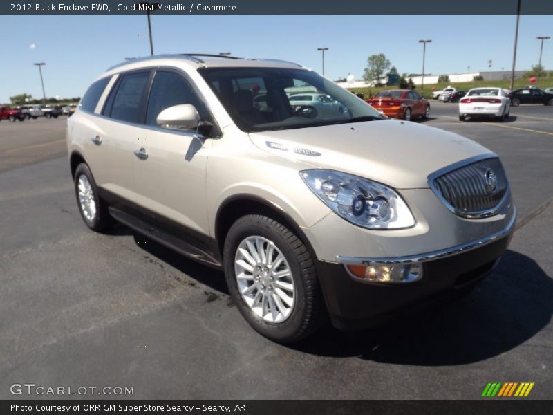 Gold Mist Metallic / Cashmere 2012 Buick Enclave FWD