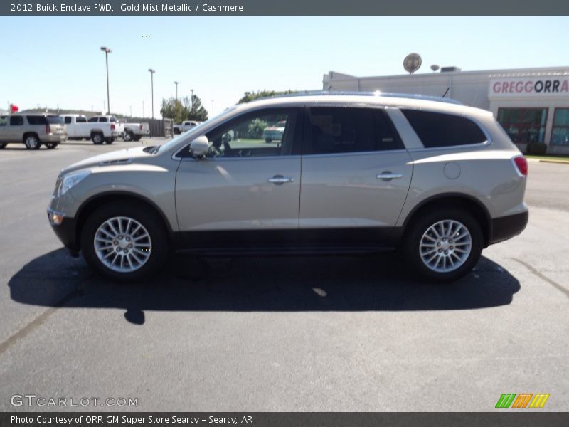 Gold Mist Metallic / Cashmere 2012 Buick Enclave FWD