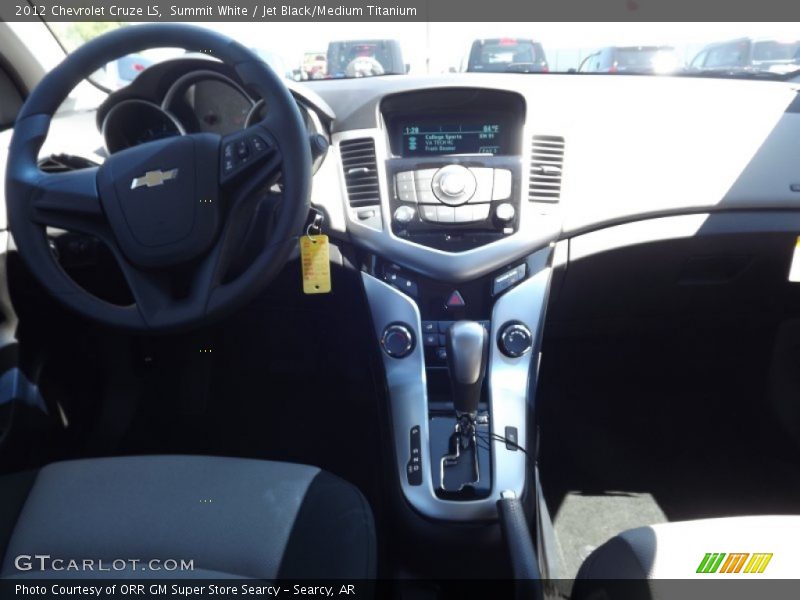 Summit White / Jet Black/Medium Titanium 2012 Chevrolet Cruze LS