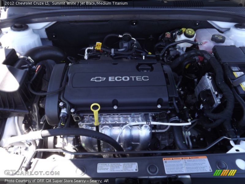 Summit White / Jet Black/Medium Titanium 2012 Chevrolet Cruze LS