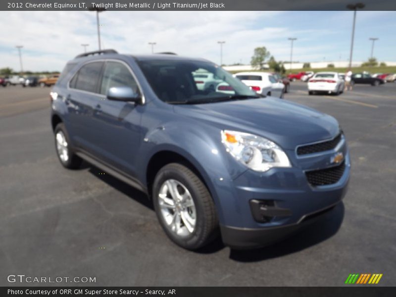 Twilight Blue Metallic / Light Titanium/Jet Black 2012 Chevrolet Equinox LT