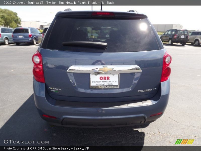 Twilight Blue Metallic / Light Titanium/Jet Black 2012 Chevrolet Equinox LT