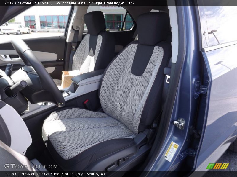 Twilight Blue Metallic / Light Titanium/Jet Black 2012 Chevrolet Equinox LT