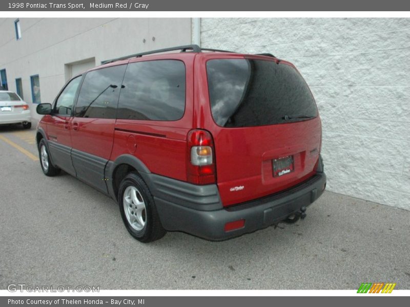 Medium Red / Gray 1998 Pontiac Trans Sport