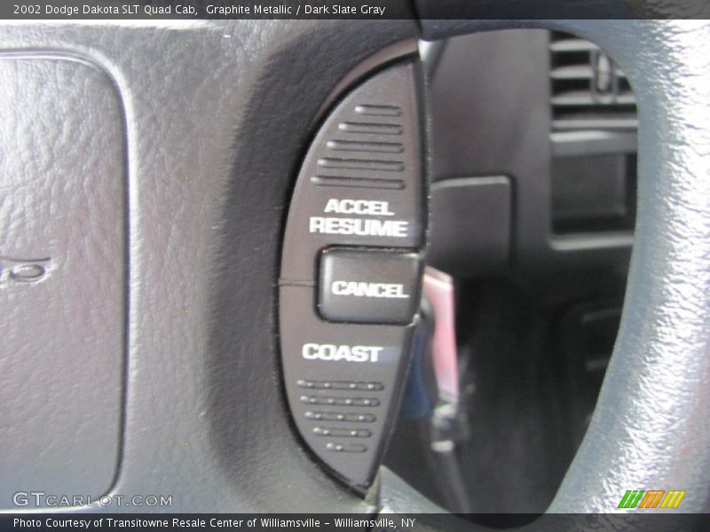Graphite Metallic / Dark Slate Gray 2002 Dodge Dakota SLT Quad Cab