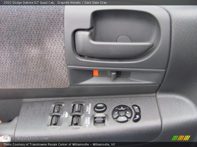 Graphite Metallic / Dark Slate Gray 2002 Dodge Dakota SLT Quad Cab