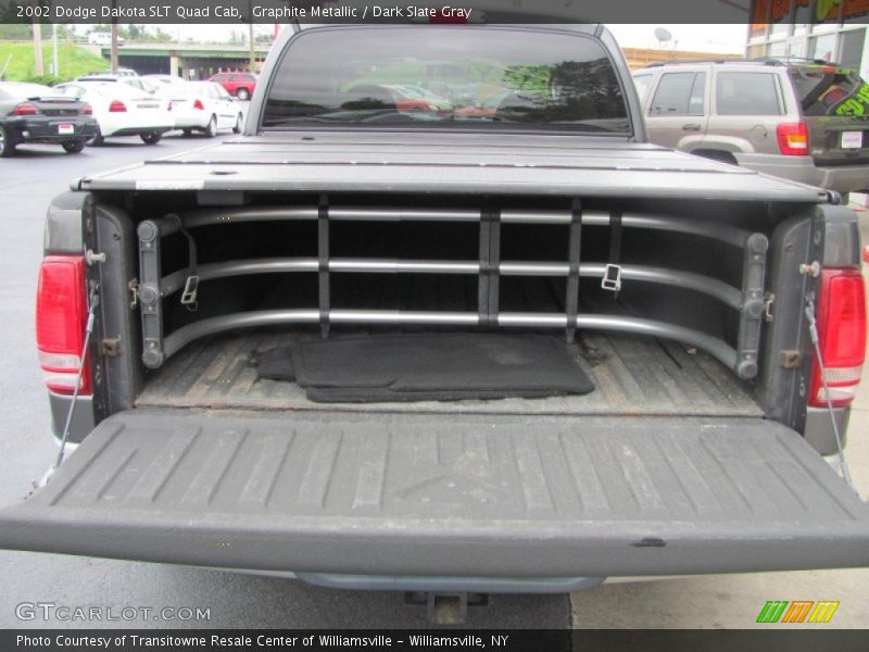 Graphite Metallic / Dark Slate Gray 2002 Dodge Dakota SLT Quad Cab