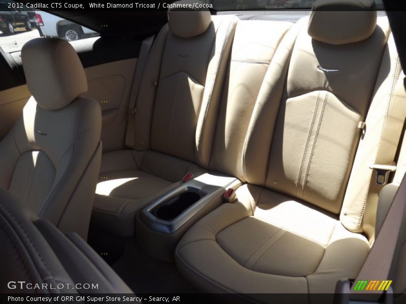 White Diamond Tricoat / Cashmere/Cocoa 2012 Cadillac CTS Coupe