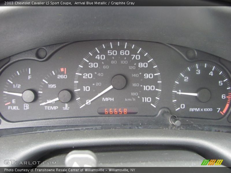 2003 Cavalier LS Sport Coupe LS Sport Coupe Gauges