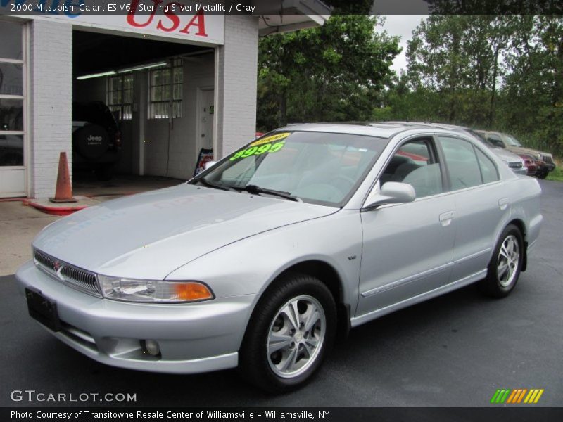 Sterling Silver Metallic / Gray 2000 Mitsubishi Galant ES V6