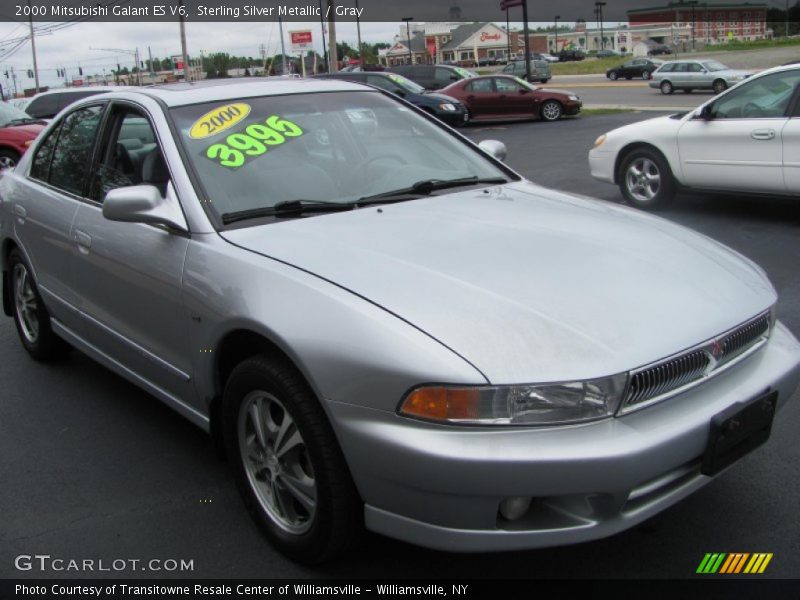 Sterling Silver Metallic / Gray 2000 Mitsubishi Galant ES V6