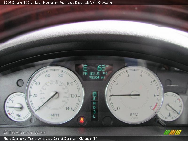 Magnesium Pearlcoat / Deep Jade/Light Graystone 2006 Chrysler 300 Limited