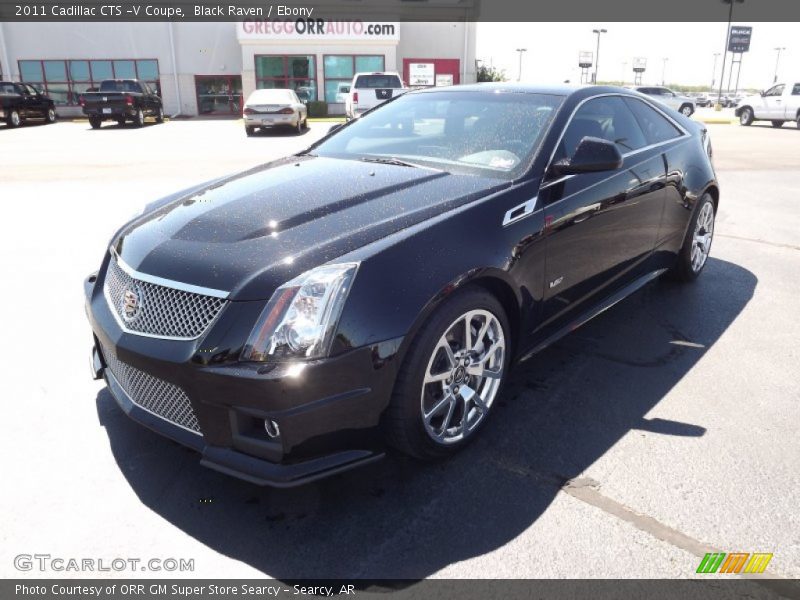 Black Raven / Ebony 2011 Cadillac CTS -V Coupe