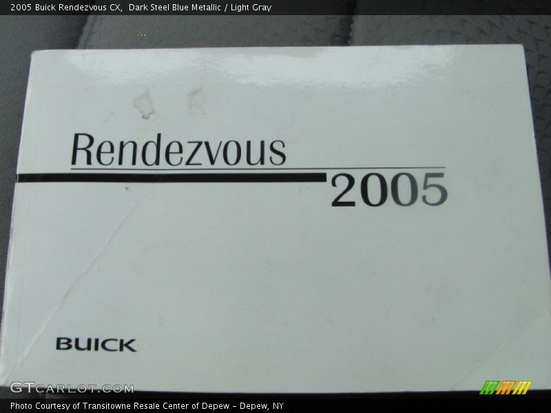Dark Steel Blue Metallic / Light Gray 2005 Buick Rendezvous CX