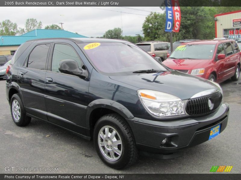 Dark Steel Blue Metallic / Light Gray 2005 Buick Rendezvous CX