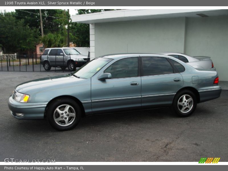 Silver Spruce Metallic / Beige 1998 Toyota Avalon XLS