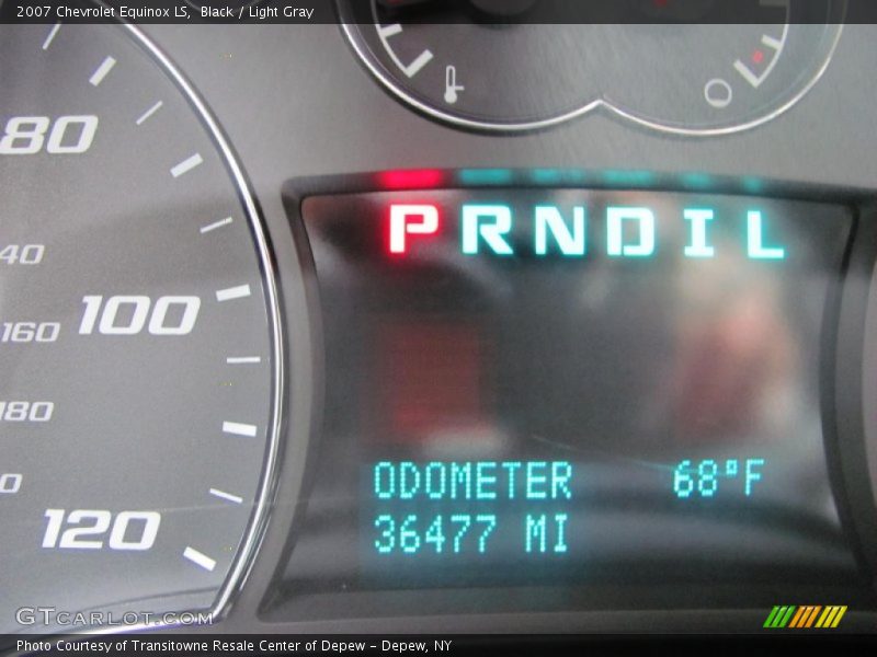Black / Light Gray 2007 Chevrolet Equinox LS