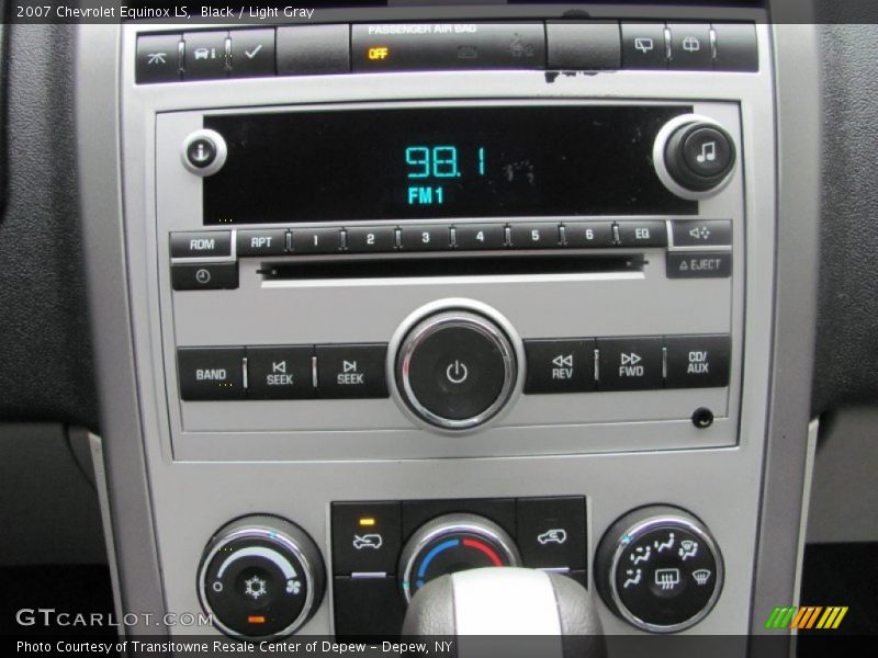 Black / Light Gray 2007 Chevrolet Equinox LS