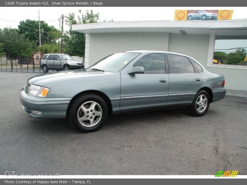 Silver Spruce Metallic / Beige 1998 Toyota Avalon XLS