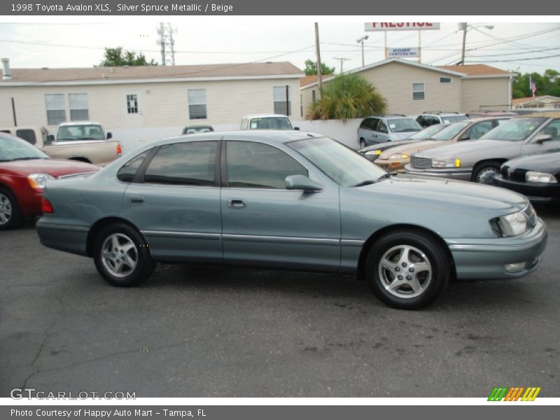 Silver Spruce Metallic / Beige 1998 Toyota Avalon XLS