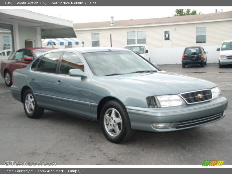 Silver Spruce Metallic / Beige 1998 Toyota Avalon XLS