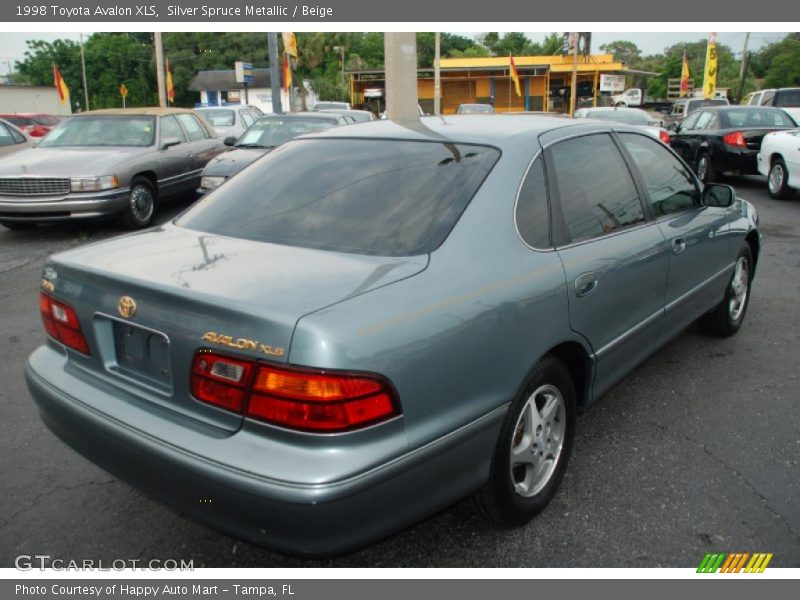 Silver Spruce Metallic / Beige 1998 Toyota Avalon XLS