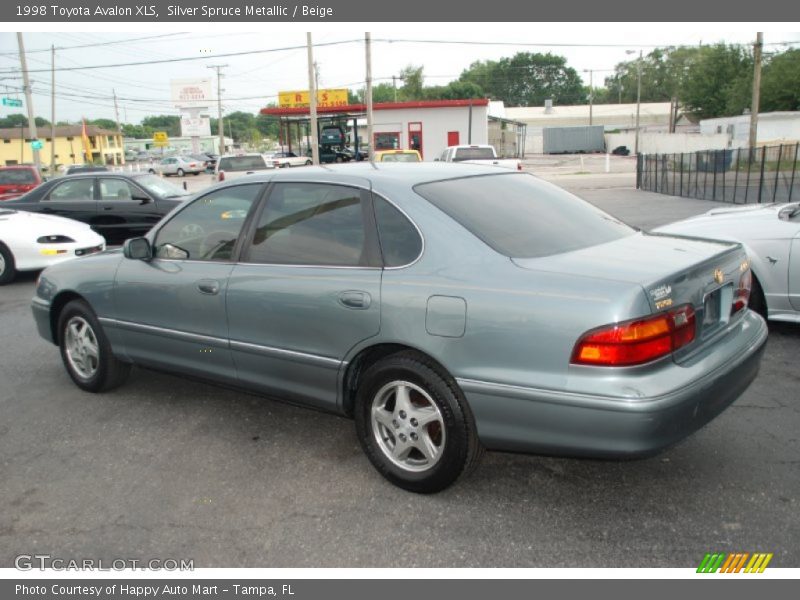 Silver Spruce Metallic / Beige 1998 Toyota Avalon XLS