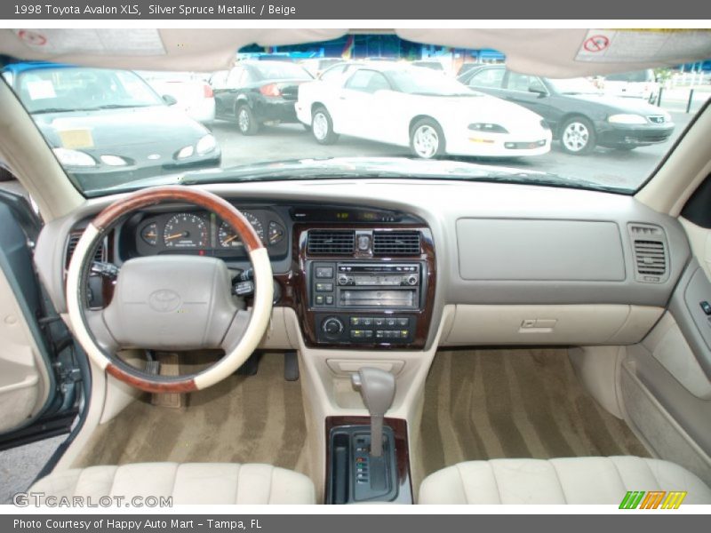 Silver Spruce Metallic / Beige 1998 Toyota Avalon XLS