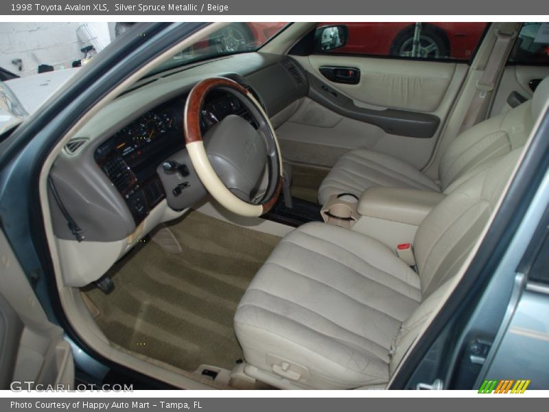 Silver Spruce Metallic / Beige 1998 Toyota Avalon XLS