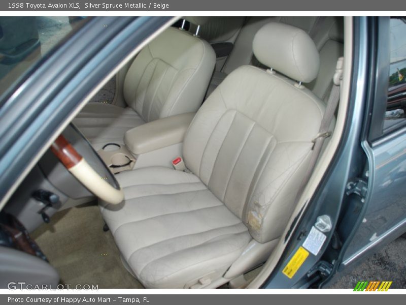 Silver Spruce Metallic / Beige 1998 Toyota Avalon XLS