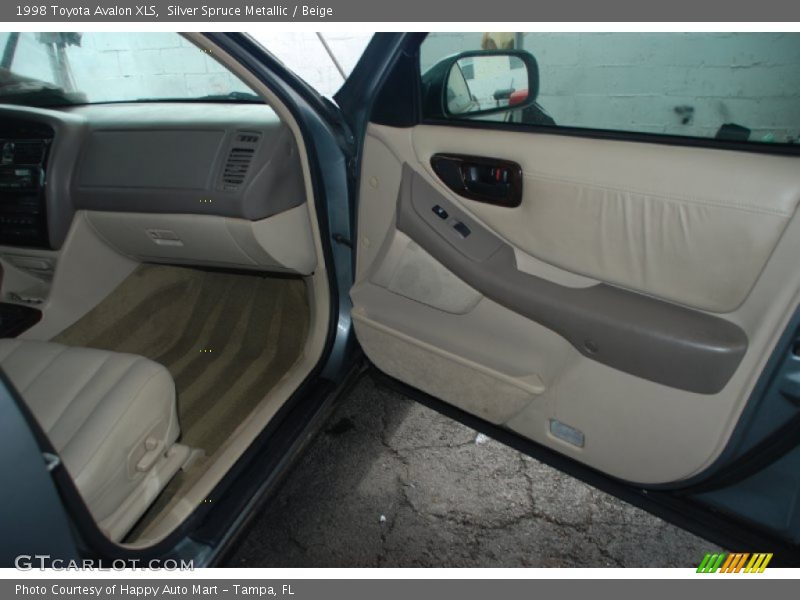 Silver Spruce Metallic / Beige 1998 Toyota Avalon XLS