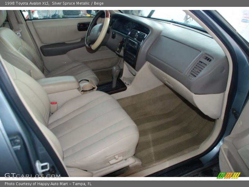 Silver Spruce Metallic / Beige 1998 Toyota Avalon XLS