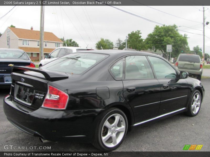 Obsidian Black Pearl / Off-Black 2006 Subaru Legacy 2.5 GT Limited Sedan