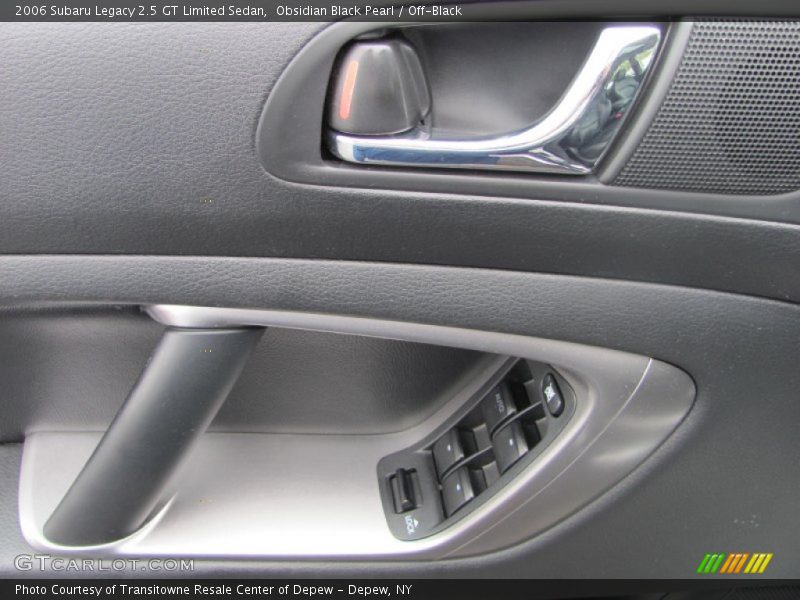 Obsidian Black Pearl / Off-Black 2006 Subaru Legacy 2.5 GT Limited Sedan