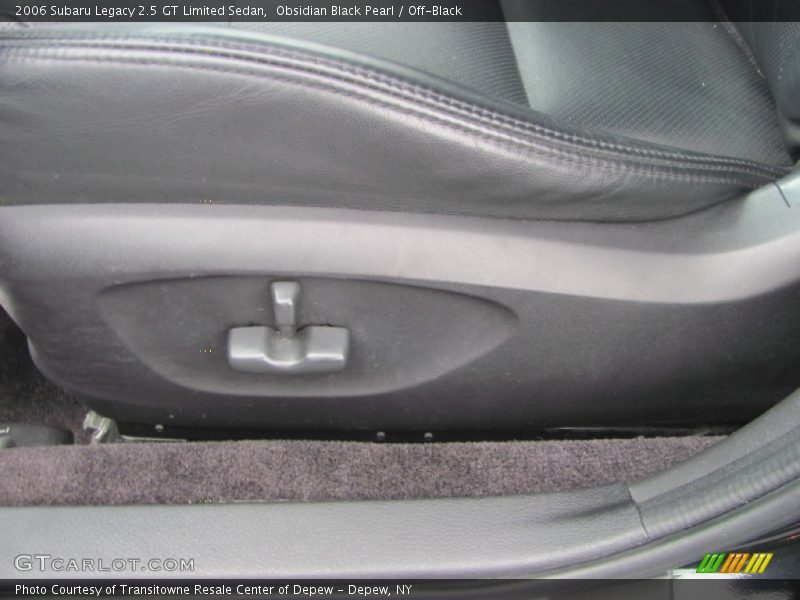 Obsidian Black Pearl / Off-Black 2006 Subaru Legacy 2.5 GT Limited Sedan