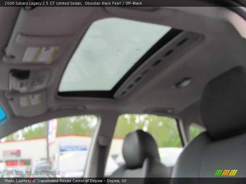 Obsidian Black Pearl / Off-Black 2006 Subaru Legacy 2.5 GT Limited Sedan