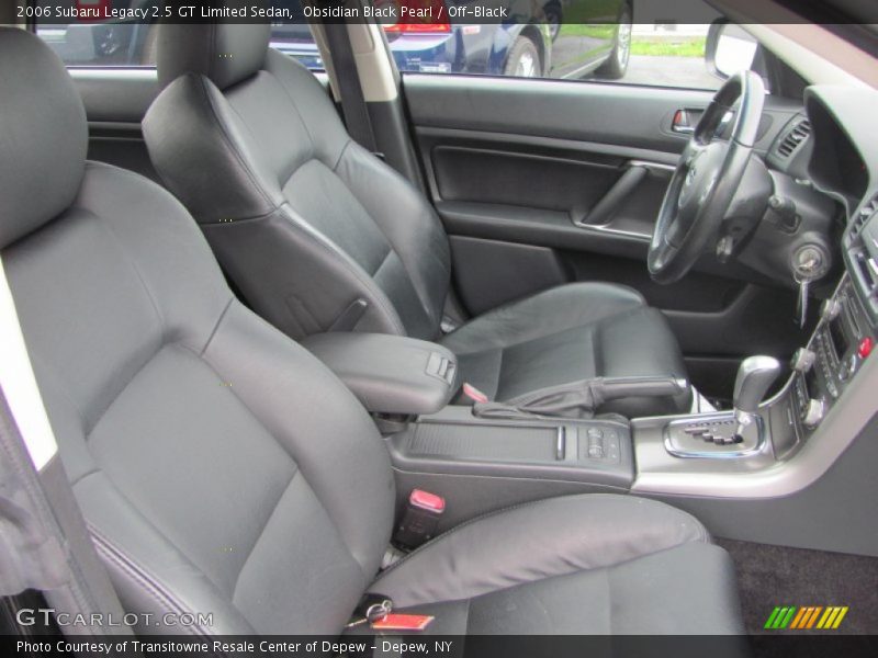 Obsidian Black Pearl / Off-Black 2006 Subaru Legacy 2.5 GT Limited Sedan