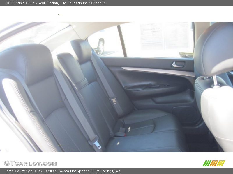 Liquid Platinum / Graphite 2010 Infiniti G 37 x AWD Sedan