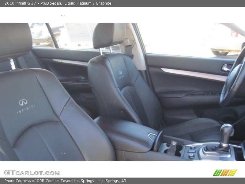 Liquid Platinum / Graphite 2010 Infiniti G 37 x AWD Sedan