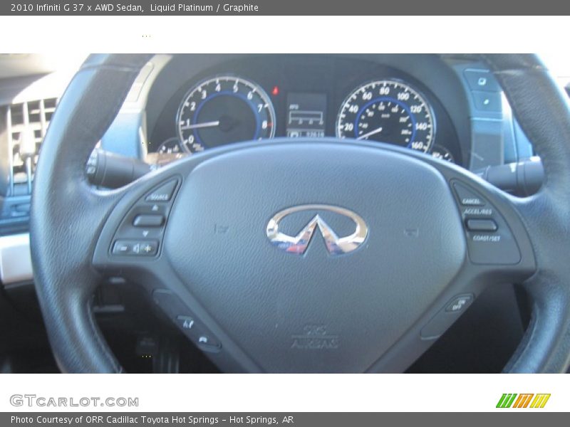 Liquid Platinum / Graphite 2010 Infiniti G 37 x AWD Sedan