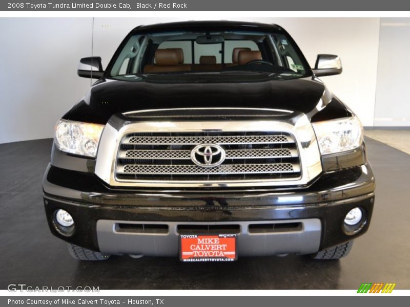 Black / Red Rock 2008 Toyota Tundra Limited Double Cab
