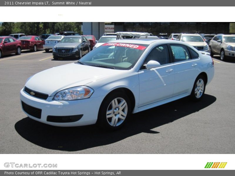 Summit White / Neutral 2011 Chevrolet Impala LT