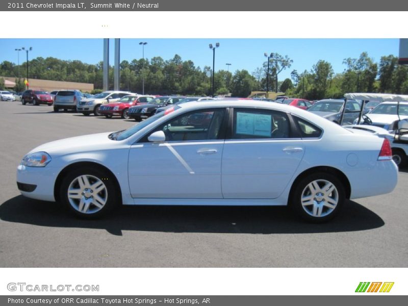 Summit White / Neutral 2011 Chevrolet Impala LT