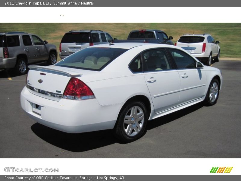Summit White / Neutral 2011 Chevrolet Impala LT