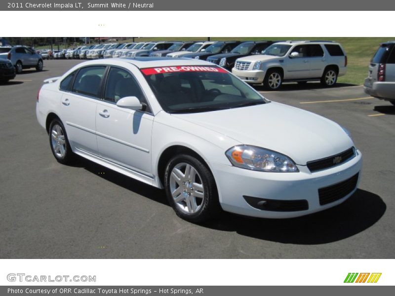 Summit White / Neutral 2011 Chevrolet Impala LT
