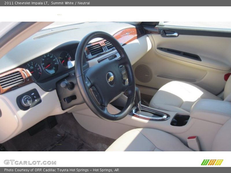 Summit White / Neutral 2011 Chevrolet Impala LT