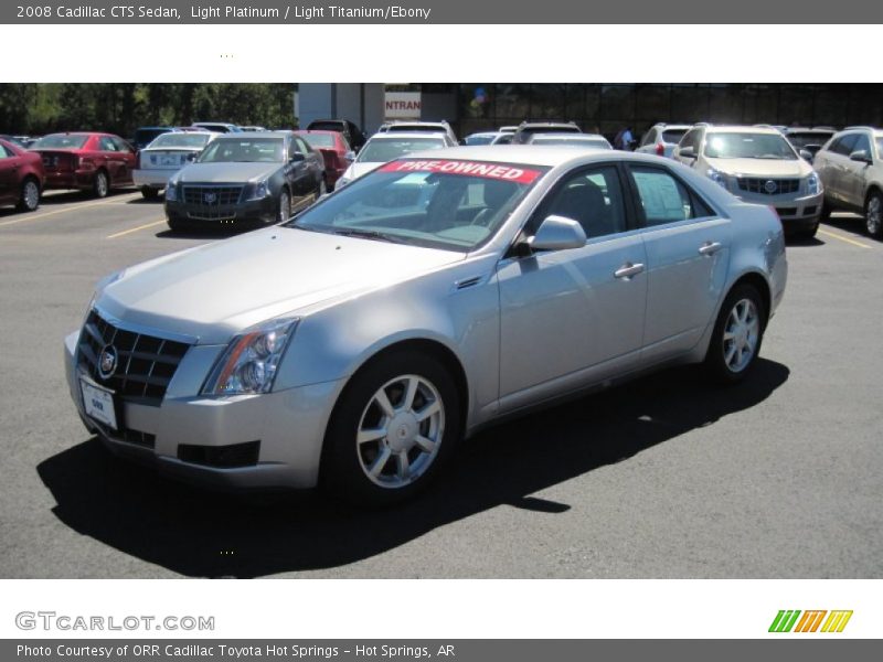 Light Platinum / Light Titanium/Ebony 2008 Cadillac CTS Sedan