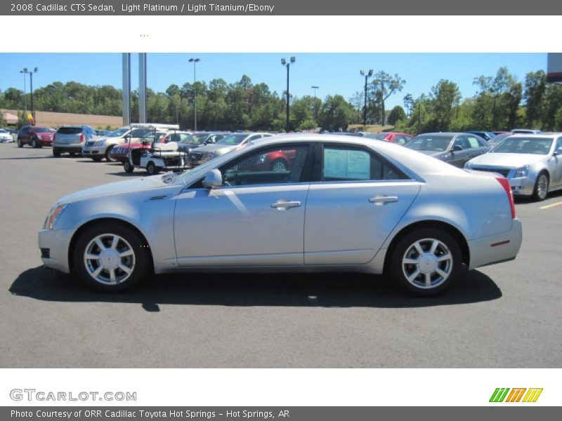 Light Platinum / Light Titanium/Ebony 2008 Cadillac CTS Sedan