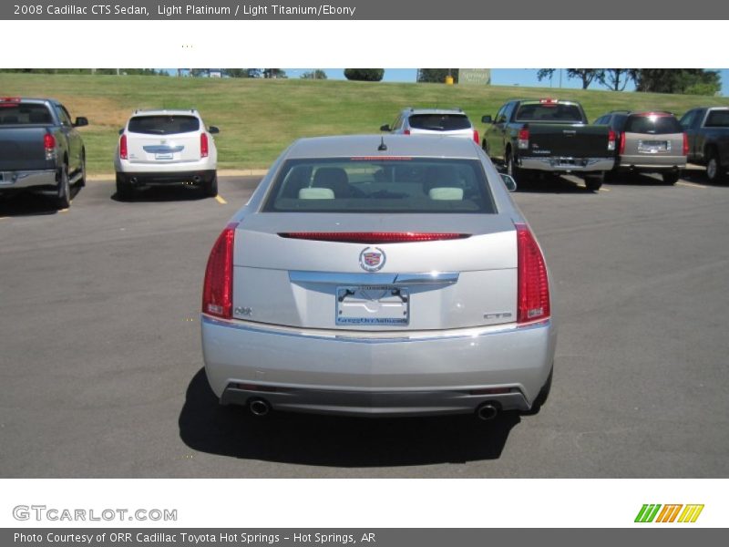 Light Platinum / Light Titanium/Ebony 2008 Cadillac CTS Sedan