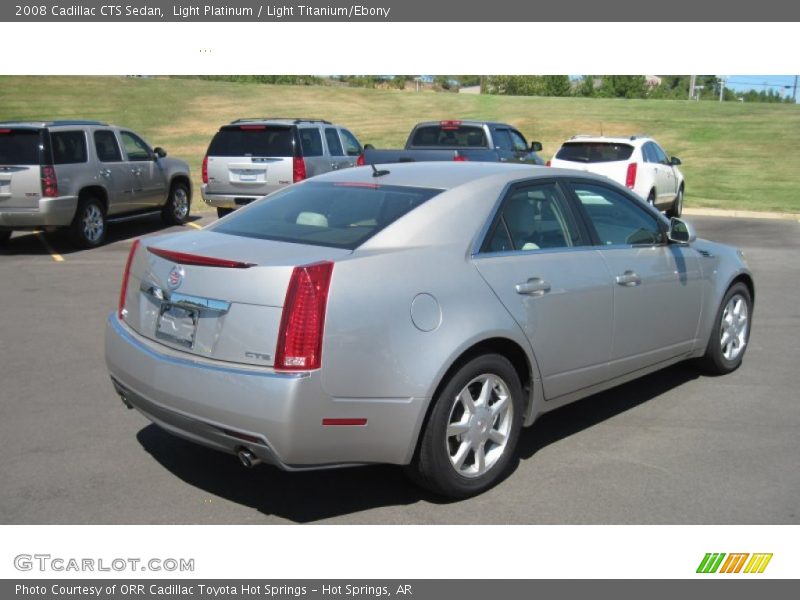 Light Platinum / Light Titanium/Ebony 2008 Cadillac CTS Sedan